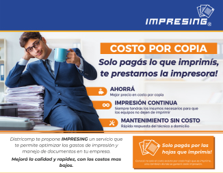 impresing - costo por copia