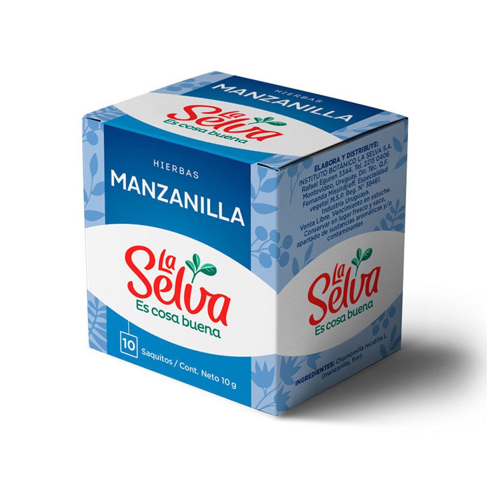 Té Manzanilla La Selva x10 saquitos de 1g