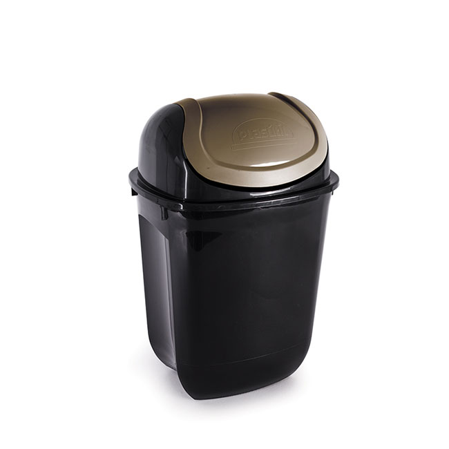 Papelera EcoBlack 19,5 lts  Plasútil