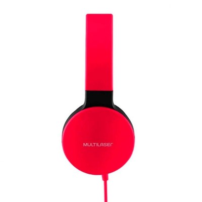 Auricular New Fun Plegable Multilaser PH270 Rojo 