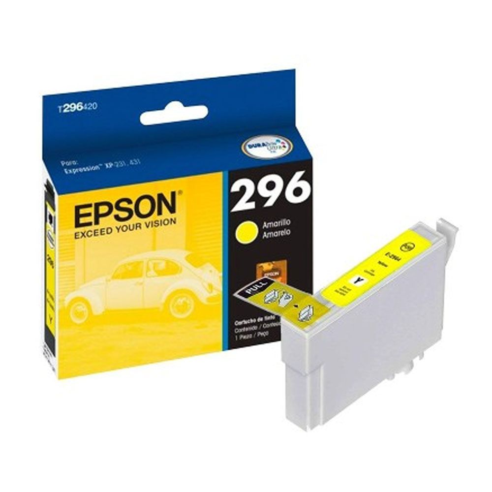 Cartucho Original Epson T 296 Amarillo XP 231 431