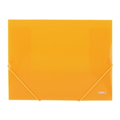 Carpeta con Elástico A4 Naranja Deli 