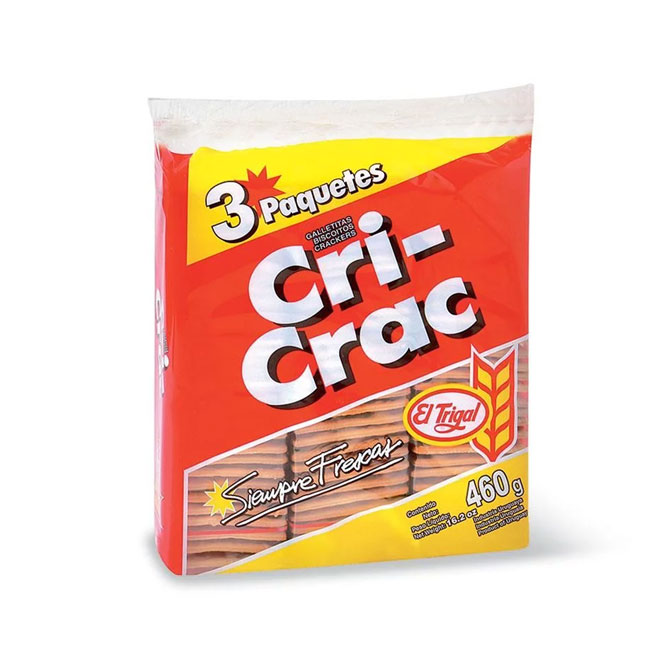 Galleta Cri Crack X3 460g El Trigal