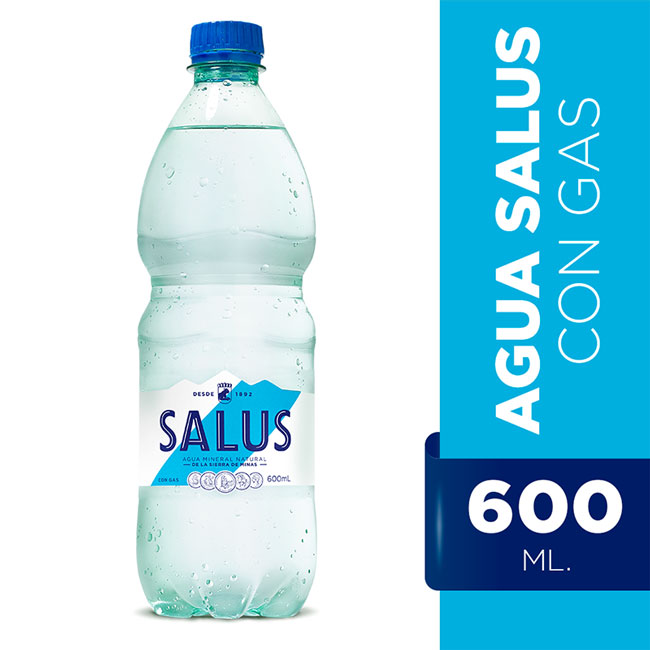 Agua Salus con gas 600cc