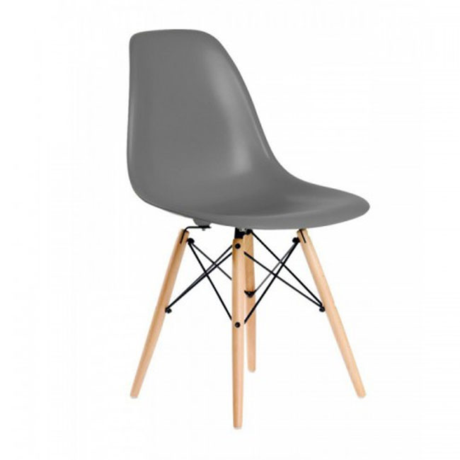 Silla Donna Eames Gris Oscuro