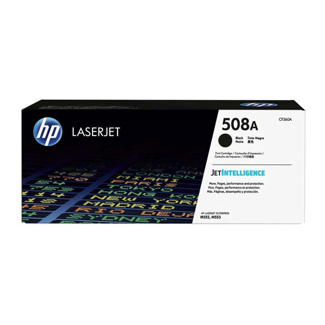 Toner Original HP 508 A Negro M 552 553 577