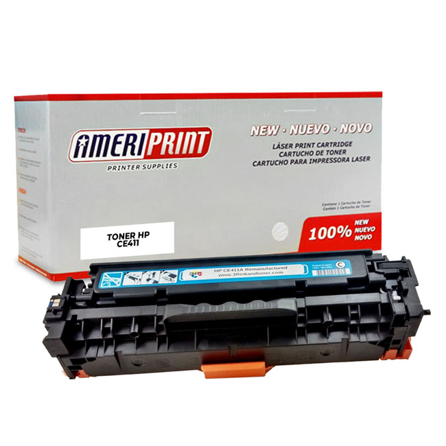 Toner Compatible HP CE 411 A 305 A Cyan M375 451  