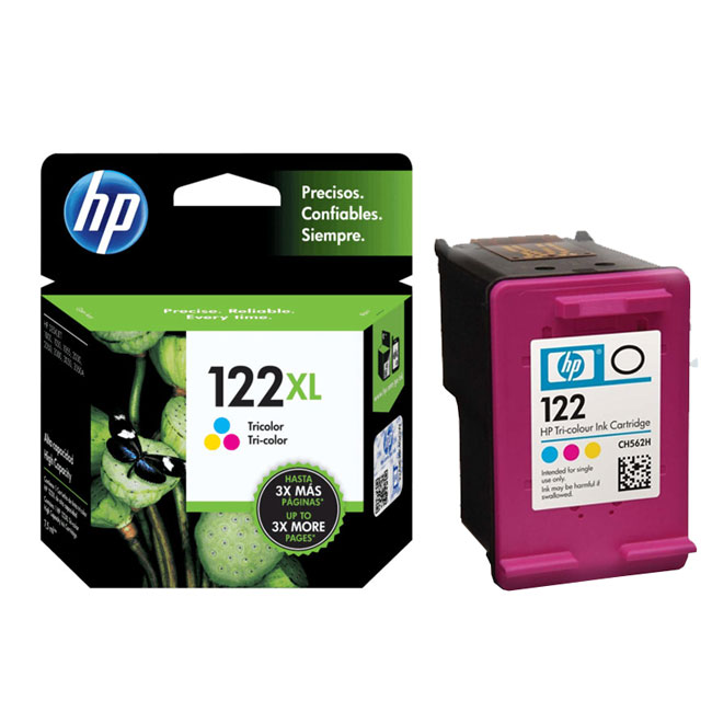 Cartucho Original HP 122XL Color 1000 1055 2050 3050A