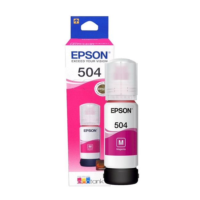 Botella de Tinta Epson T504 Magenta