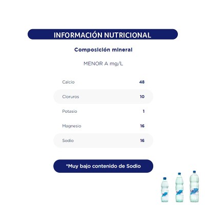 Agua Salus con gas 600cc