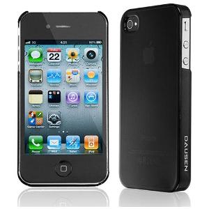 Funda Dausen para iPhone 4/4S Semitransparente Negra