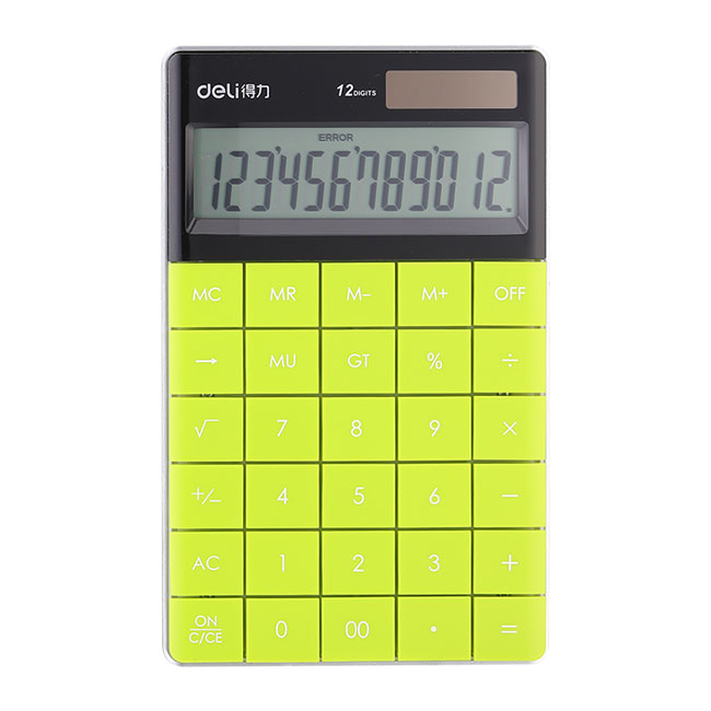 Calculadora de Escritorio Verde Deli E1589