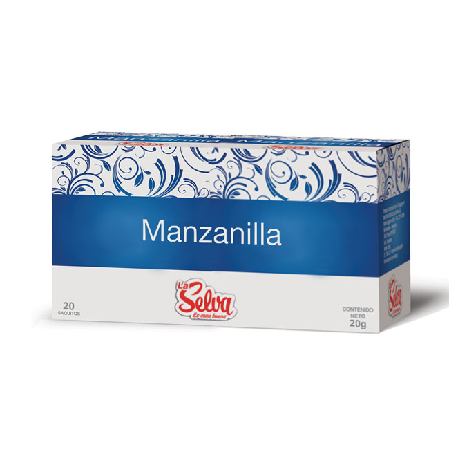 Té Manzanilla La selva x20 saquitos de 1g 