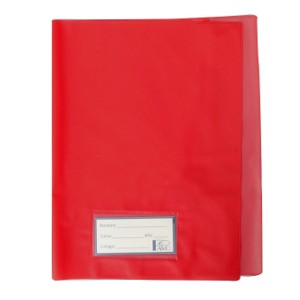 Forro PVC Rojo para Cuaderno