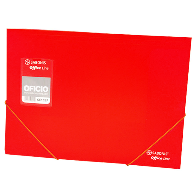 Carpeta Oficio PVC Roja Sabonis CE152F