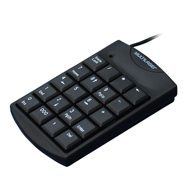 Teclado Numérico USB Notebook PC Multilaser TC229