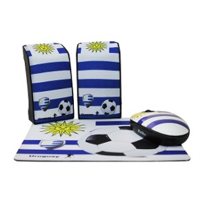Kit Uruguay Mouse+Padmouse+Parlantes Kolke KMPP-100