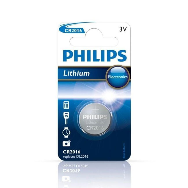 Pila Lithium Mini Cell CR2016 Philips x1