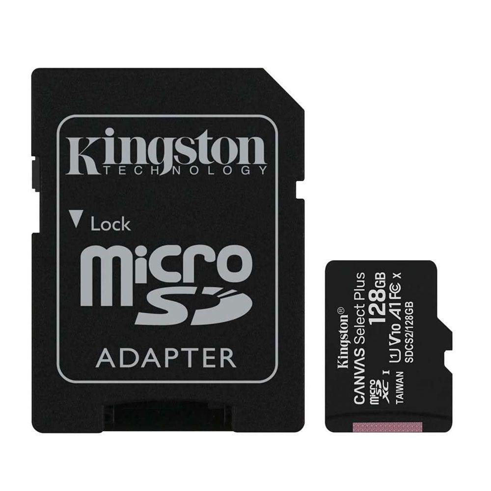 Memoria Micro SDXC 128GB C10 con Adaptador SD Kingston