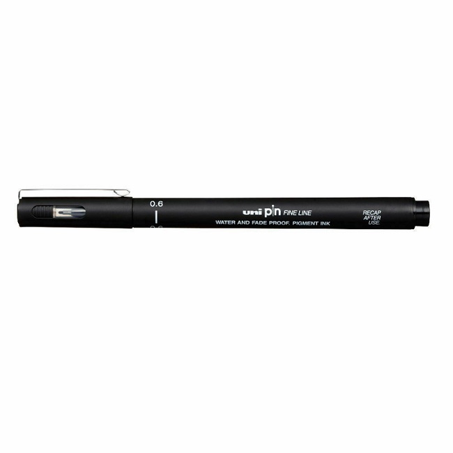 Marcador Uniball Pin 200 0,6mm Negro 
