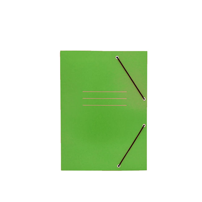 Carpeta con Elástico Escolar Verde