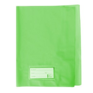 Forro PVC Verde para Cuaderno