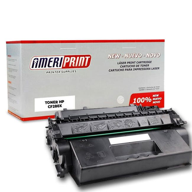Toner Hp Compatible CF280X Negro 400 401 425 Ameriprint