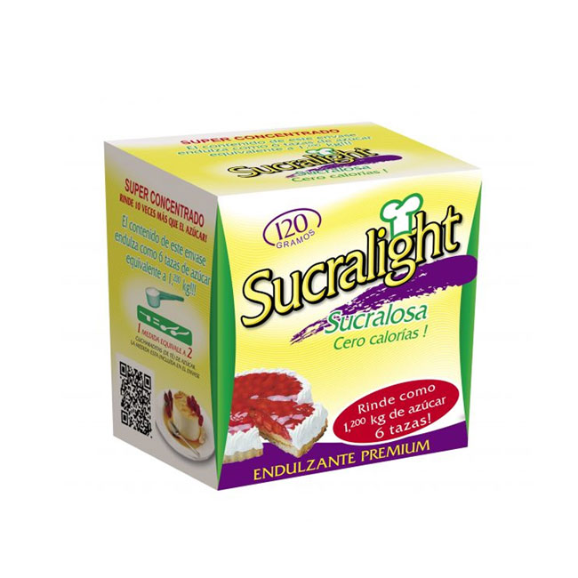 Edulcorante Sucralight en Polvo 120gr