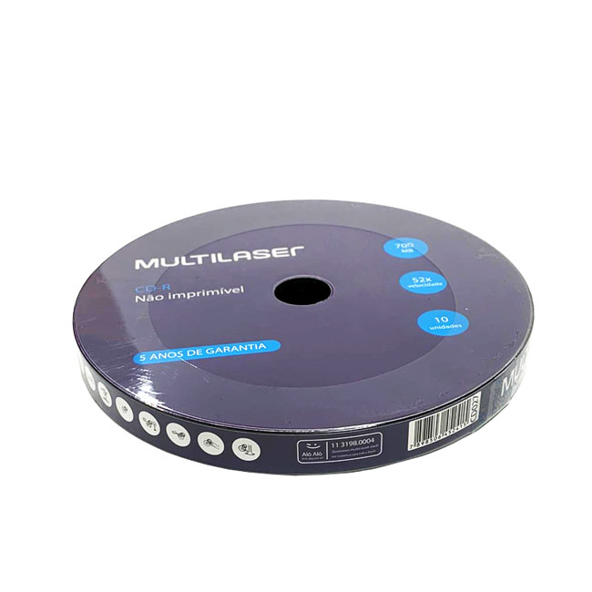 CD-R Virgen X10 Unidades Multilaser CD027