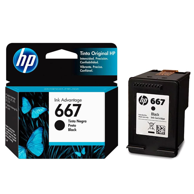 Cartucho Original Hp 667 Negro 2375 2775 2776 2375