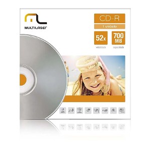 CD-R  Virgen Unitario Multilaser CD006