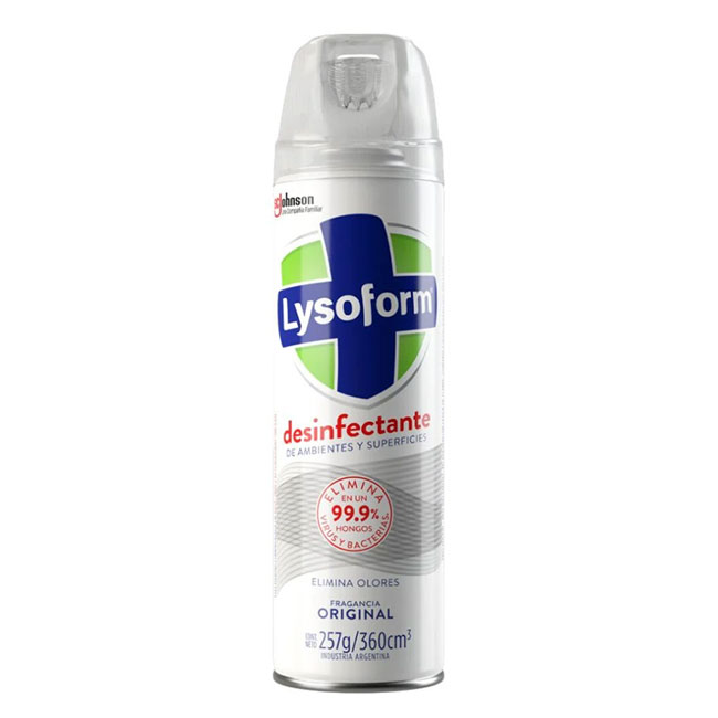 Desinfectante Ambiente Aerosol 360ml Lysoform