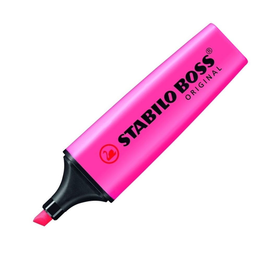 Resaltador Flúo Stabilo Boss Rosado