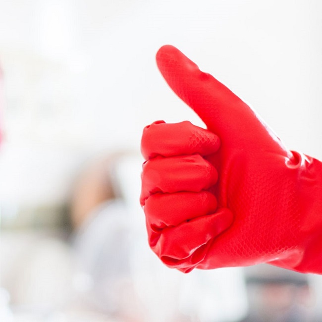 Guantes de Latex L Red Jaspe 