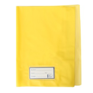 Forro PVC Amarillo para Cuaderno