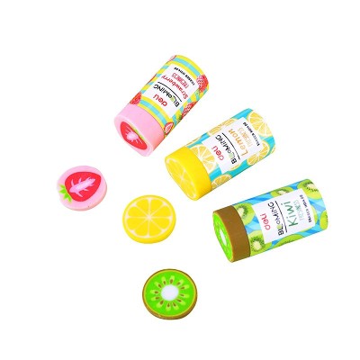 Goma de Borrar PVC Frutas Deli