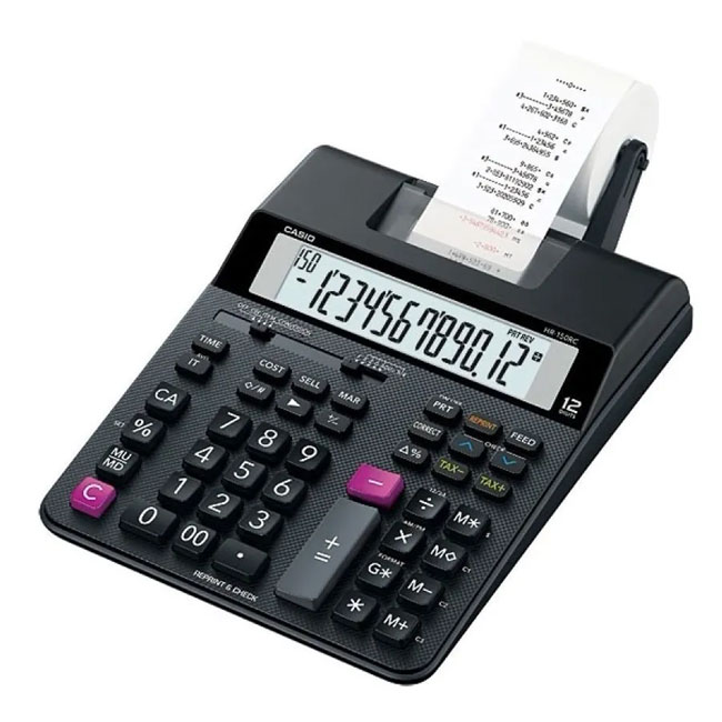 Calculadora Casio HR-150RC con rollo