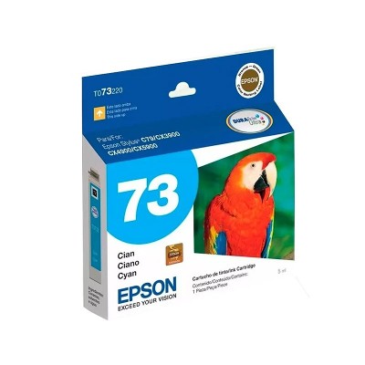 Cartucho Original Epson T 73 Cyan C 92 79 110 CX 3900 4900