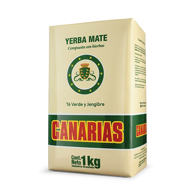 Yerba Canarias Té verde y Jengibre 1Kg