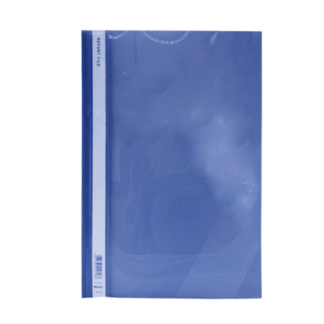 Carpeta Tapa Tranparente A4 Con Bolsillo Azul