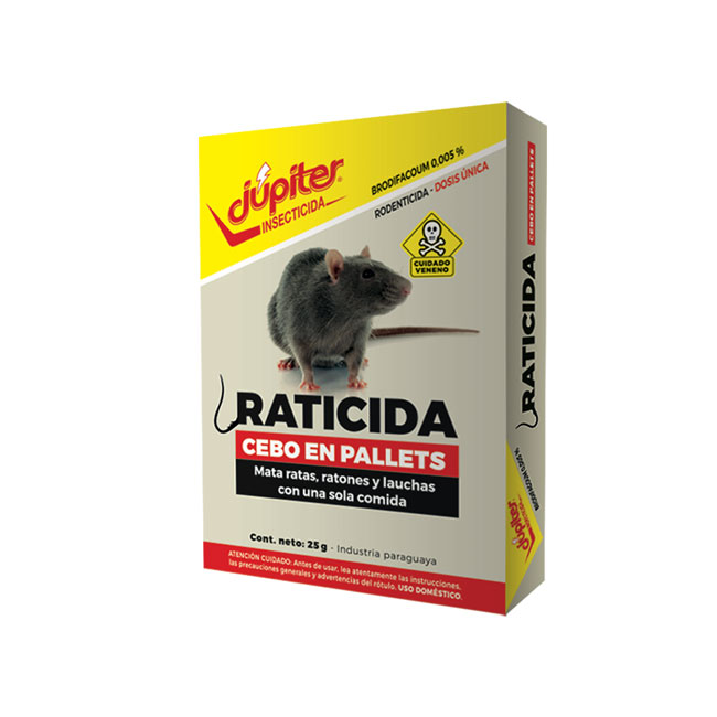Veneno para Ratas 25g Júpiter