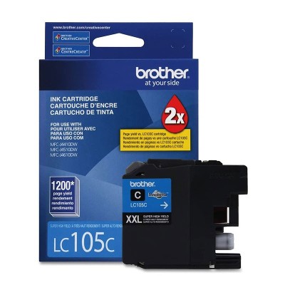 Cartucho Original Brother LC 105 Cyan MFC J4310 6520 