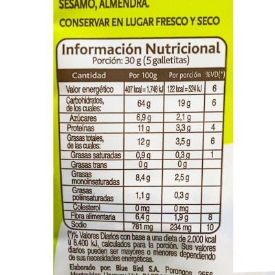 Galleta de Salvado 400g Famosa