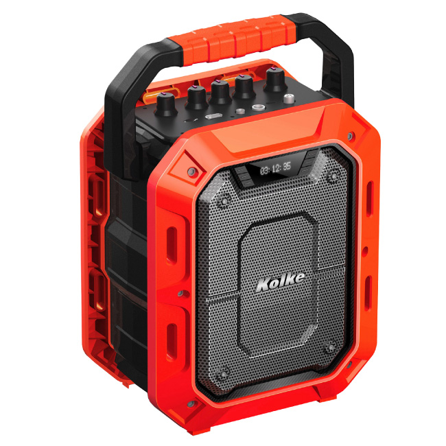 Parlante Portátil Inalámbrico Kolke KPM-259 Impact Rojo