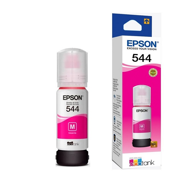 Botella de Tinta Original Epson T544 Magenta L3110 L3150 