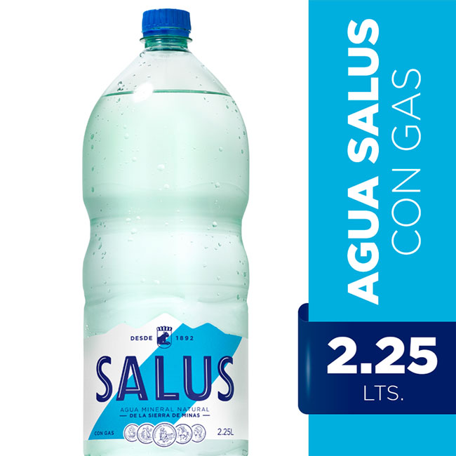 Agua Salus con gas 2.25L
