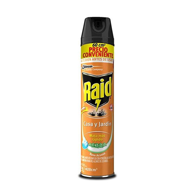 Insecticida en Aerosol Casa y Jardín Raid 