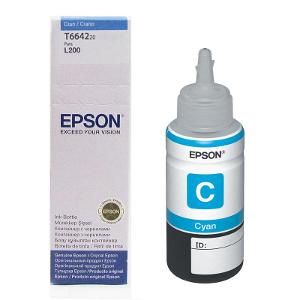 Tinta para Impresora Epson T 664 Cyan L110 210 350 Original