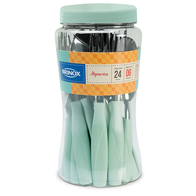 Juego de cubiertos x24 unidades Menta Brinox