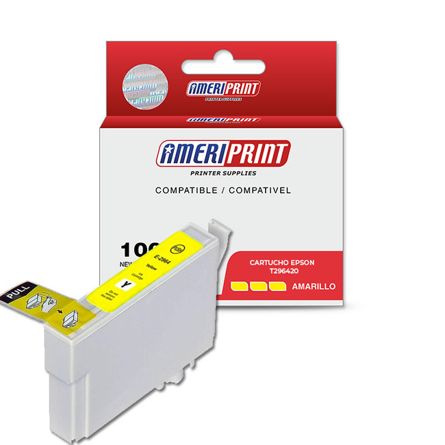 Cartucho Compatible Epson T 296 Amarillo XP 231 431 Ameriprint